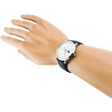 Lacoste Moon White Dial Blue Leather Strap Watch for Men - 2010975