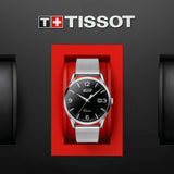 Tissot Heritage Visodate Black Dial Silver Steel Strap Watch - T118.410.11.057.00