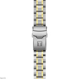 Tissot Seastar Black Dial Two Tone Steel Strap Watch for Men - T120.217.22.061.00