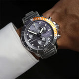 Tissot Seastar Gray Dial Gray Steel Strap Watch for Men - T120.417.17.081.01