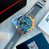 Tissot Seastar Gray Dial Gray Steel Strap Watch for Men - T120.417.17.081.01