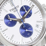 Tissot PR 100 White Dial Silver Steel Strap Watch for Men - T150.417.11.011.00