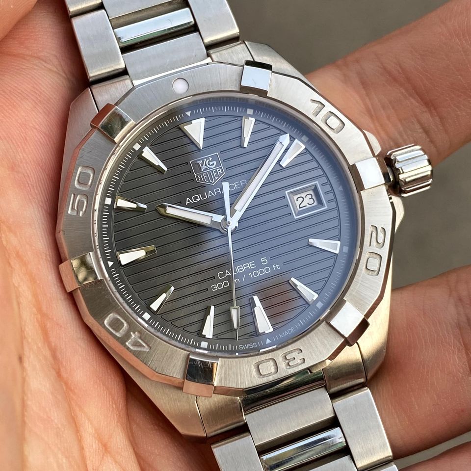 Tag Heuer Aquaracer Anthracite Dial Watch for Men - WAY2113.BA0928