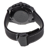 Tag Heuer Aquaracer Automatic Chronograph Special Edition Titanium Grey Dial Black Leather Strap Watch for Men - CAY218B.FC6370