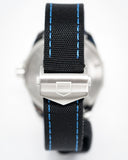 Tag Heuer Aquaracer Calibre 5 Automatic Black Dial Black Nylon Strap Watch for Men - WAY201C.FC6395