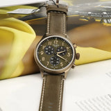 Tissot Chrono XL Brown Dial Brown Leather Strap Watch for Men - T116.617.36.092.00