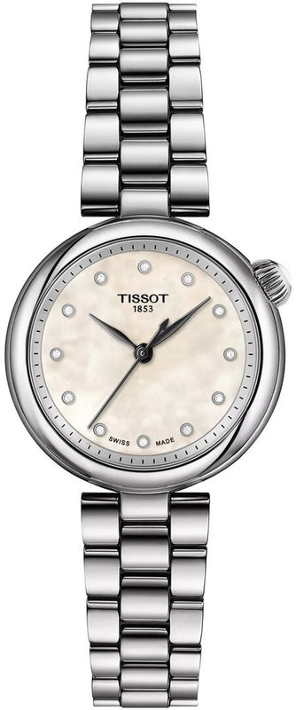 Tissot Desir White Dial Silver Steel Strap Watch for Women - T152.010.11.116.00