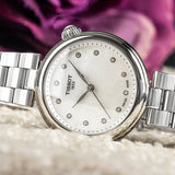 Tissot Desir White Dial Silver Steel Strap Watch for Women - T152.010.11.116.00