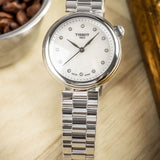Tissot Desir White Dial Silver Steel Strap Watch for Women - T152.010.11.116.00