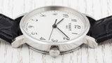 Tissot T Classic Desire White Dial Black Leather Strap Watch For Men - T52.1.421.12