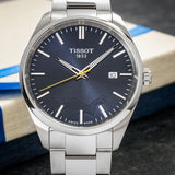 Tissot PR 100 Blue Dial Silver Steel Strap Watch for Men - T150.410.11.041.02