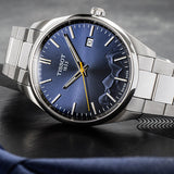 Tissot PR 100 Blue Dial Silver Steel Strap Watch for Men - T150.410.11.041.02