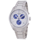 Tissot PR 100 White Dial Silver Steel Strap Watch for Men - T150.417.11.011.00