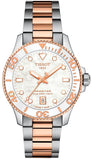 Tissot Seastar White Dial Two Tone Steel Strap Watch for Women - T120.210.22.111.00