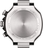 Tissot T-Race White Dial Gray Steel Strap Watch for Men - T141.417.11.031.00