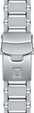 Tissot T-Race White Dial Gray Steel Strap Watch for Men - T141.417.11.031.00