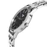Tissot T Classic Dream Black Dial Silver Steel Strap Watch for Men - T033.410.11.053.01