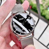 Tissot Heritage Visodate Black Dial Silver Steel Strap Watch - T118.410.11.057.00