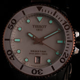 Tissot Seastar White Dial Two Tone Steel Strap Watch for Women - T120.210.22.111.00