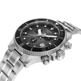 Tissot Seastar Black Dial Silver Steel Strap Watch for Men - T120.217.11.061.00