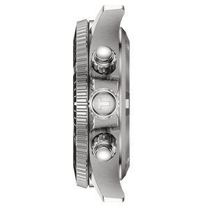 Tissot Seastar Black Dial Silver Steel Strap Watch for Men - T120.217.11.061.00
