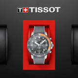 Tissot Seastar Gray Dial Gray Steel Strap Watch for Men - T120.417.17.081.01