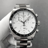 Tissot PR516 White Dial Grey Steel Strap Watch for Men - T149.417.11.011.00
