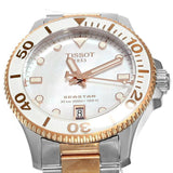 Tissot Seastar White Dial Two Tone Steel Strap Watch for Women - T120.210.22.111.00