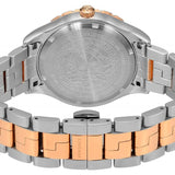 Versace Hellenyium GMT Silver Dial Two Tone Steel Strap Watch for Men - V11030015