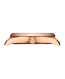 Tissot PR 100 Brown Dial Gold Steel Strap Watch for Women - T150.210.33.291.00