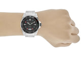 Gucci Dive Quartz Black Dial Silver Steel Strap Watch For Men - YA136221