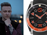 Gucci Dive Limited Edition Black Dial Black Rubber Strap Unisex Watch - YA136333