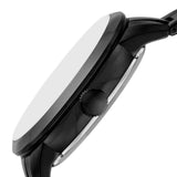 Fossil Townsman Clear Dial Black Steel Strap Watch for Men - ME3269