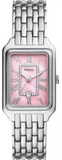 Fossil Raquel Pink Dial Silver Steel Strap Watch for Women - ES5401