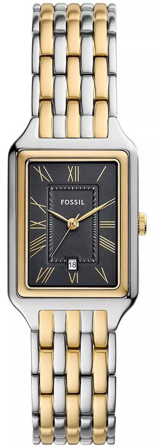 Fossil Raquel Gray Dial 2 Tone Steel Strap Watch for Women - ES5376