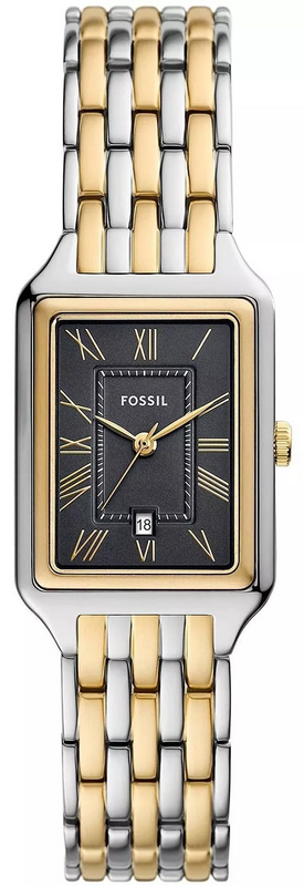 Fossil Raquel Gray Dial 2 Tone Steel Strap Watch for Women - ES5376
