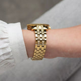 Michael Kors Bryant Gold Dial Gold Steel Strap Watch for Women - MK7540