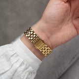 Michael Kors Bryant Gold Dial Gold Steel Strap Watch for Women - MK7540