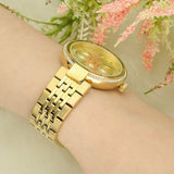 Tommy Hilfiger Sophia  Gold Dial Gold Steel Strap Watch for Women - 1782697