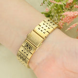 Tommy Hilfiger Sophia  Gold Dial Gold Steel Strap Watch for Women - 1782697
