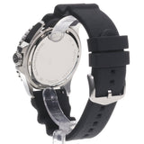 Fossil GMT Blue Dial Black Silicon Strap Watch for Men - FS6049