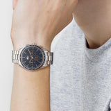 Lacoste Boston Blue Dial Silver Steel Strap Watch for Men - 2011081