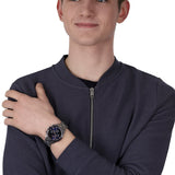 Lacoste Boston Blue Dial Silver Steel Strap Watch for Men - 2011081