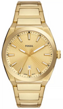 Fossil Everett Gold Dial Gold Steel Strap Watch for Men- FS5965