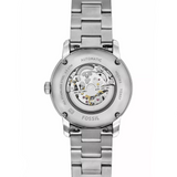 Fossil Heritage Green Dial Silver Steel Strap Watch for Men - ME3262