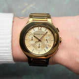 Michael Kors Gramercy Gold Dial Gold Steel Strap Watch for Women - MK7520
